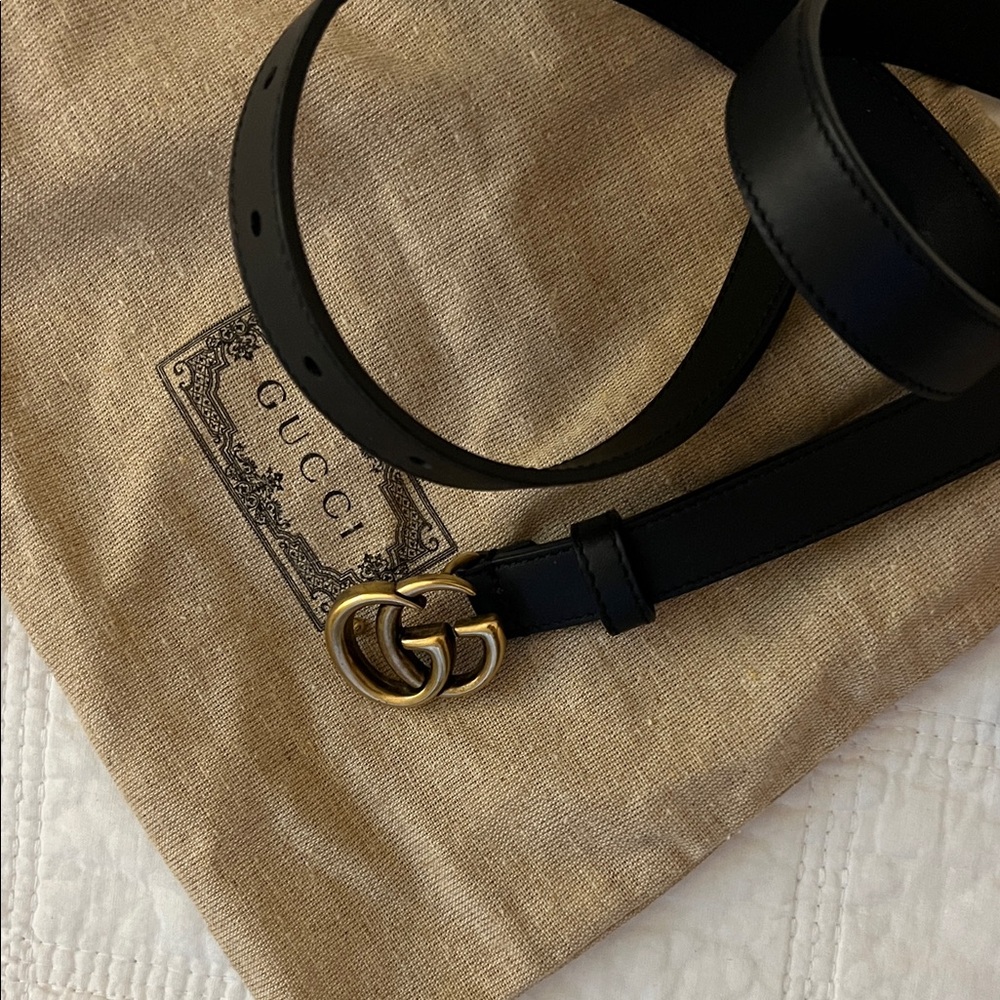 Gucci Marmont Thin Belt